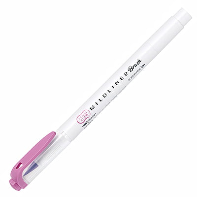 Zebra Mildliner Brush Mild Magenta