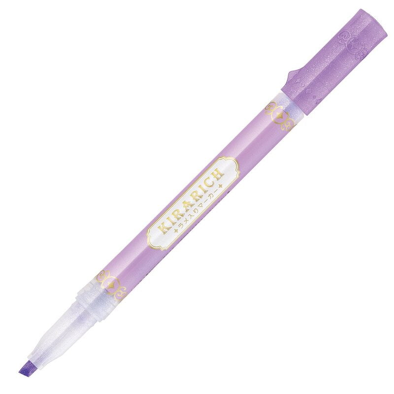 Zebra Kirarich Shining Highlighter Purple Zebra Kirarich Shining Highlighter Purple