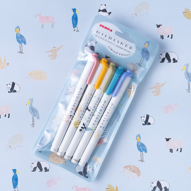 Zebra Midliner 5 Color Set B Zoo Limited Edition Zebra Midliner 5 Color Set B Zoo Limited Edition