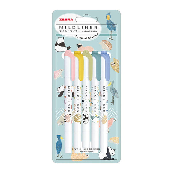 Zebra Midliner 5 Color Set B Zoo Limited Edition Zebra Midliner 5 Color Set B Zoo Limited Edition