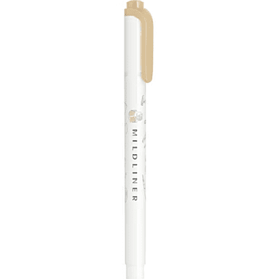 Zebra Mildliner White Series Mild Beige