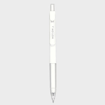Kamio Japan | Mechanical Pencil | 0.5mm | T-MOTION | Monotone | White Kamio Japan | Mechanical Pencil | 0.5mm | T-MOTION | Monotone | White