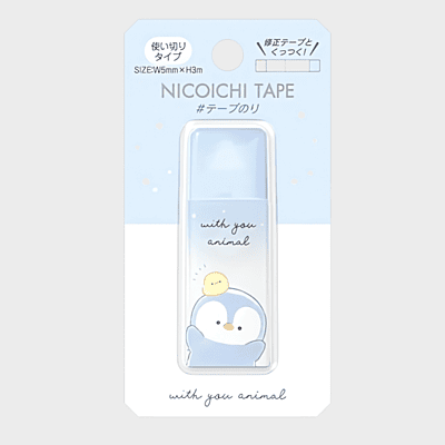 Kamio Japan | Tape Glue | Nicoichi | With You Penguin Kamio Japan | Tape Glue | Nicoichi | With You Penguin