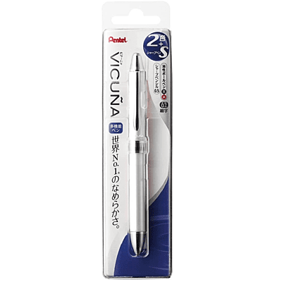 Pentel Vicuna Ex1 Series 2+S Multifunctional Pen Pearl White