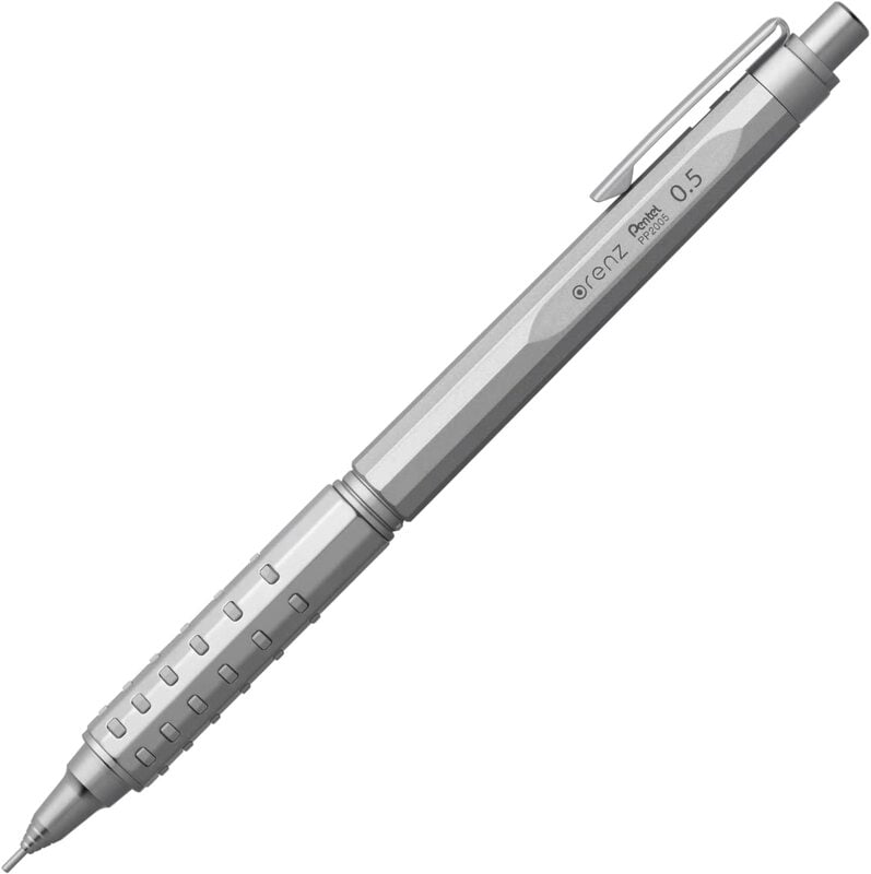 Pentel Orenz AT Sharpie Mechanical Pencil Silver XPP2005-Z Pentel Orenz AT Sharpie Mechanical Pencil Silver XPP2005-Z
