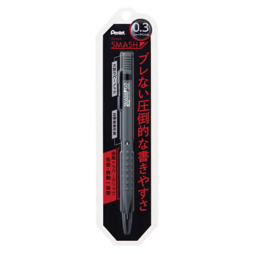 Pentel Mechanical Pencil Smash 0.3 Dark Gray Pentel Mechanical Pencil Smash 0.3 Dark Gray