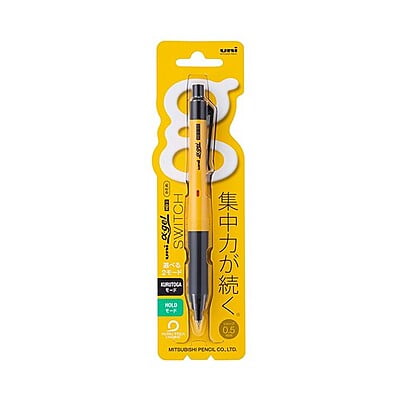 Mitsubishi Pencil Alpha-Gel Switch 0.5 Yellow