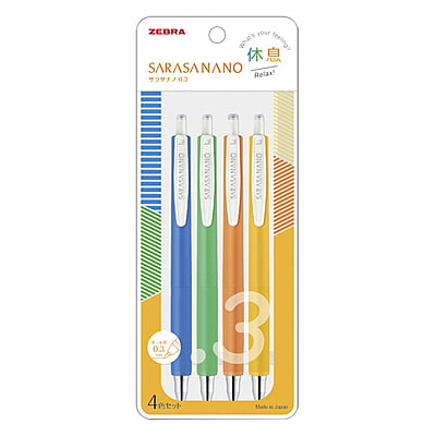 Zebra Sarasanano 4 Color Pen Set Relax
