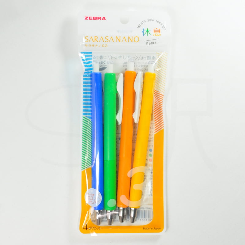 Zebra Sarasanano 4 Color Pen Set Relax