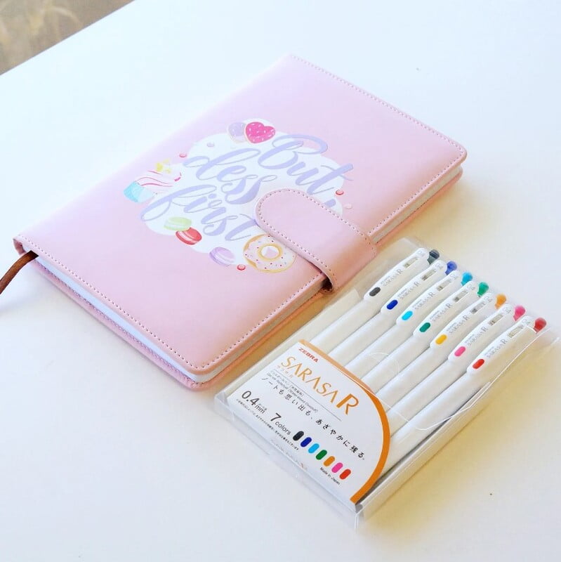 Zebra Sarasa R 0.4 7 color set