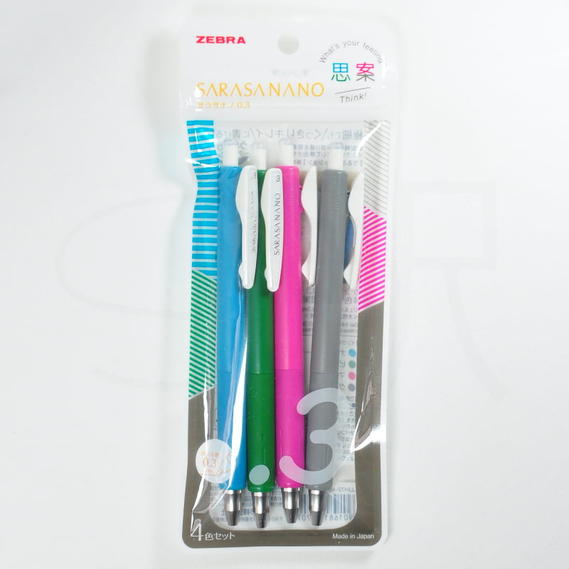 Zebra Sarasanano 4 Color Pen Set Think
