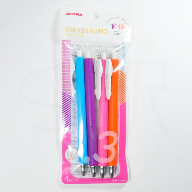 Zebra Sarasanano 4 Color Pen Set Fun Zebra Sarasanano 4 Color Pen Set Fun