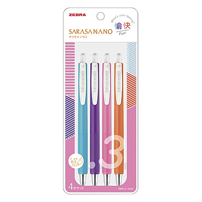 Zebra Sarasanano 4 Color Pen Set Fun