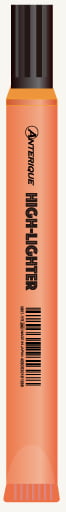Anterique Fluorescent Marker Orange Anterique Fluorescent Marker Orange