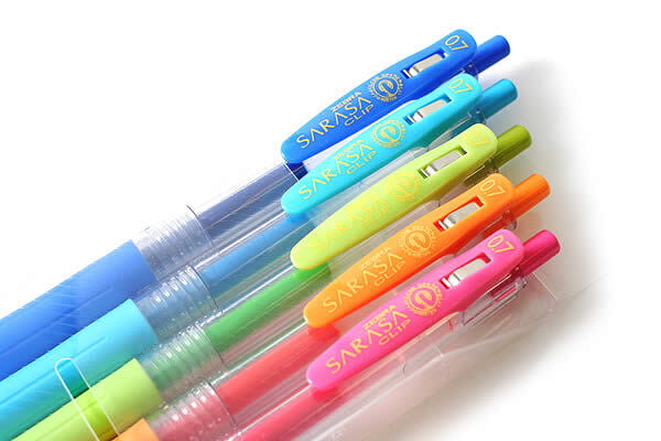 Zebra Sarasa Clip 0.7 5 Color Pen Set Zebra Sarasa Clip 0.7 5 Color Pen Set