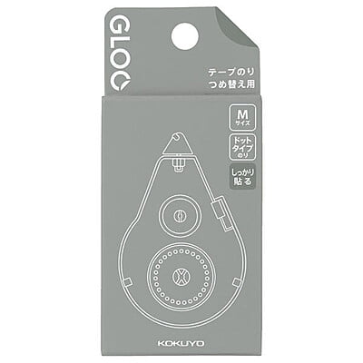 Kokuyo Gloo Tape Glue Firmly Stick Body M Refill
