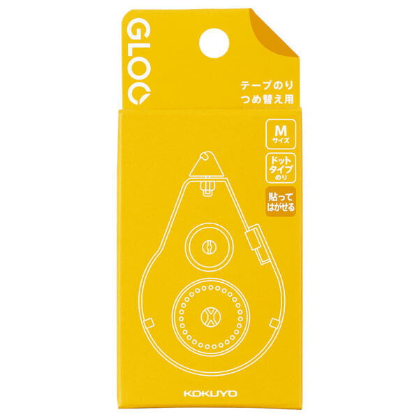 Kokuyo Gloo Tape Glue Paste and Peel Body M Refill