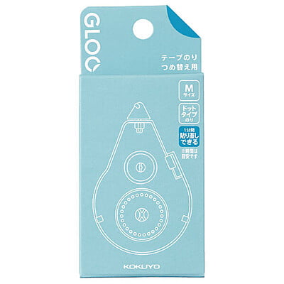 Kokuyo Gloo Tape Glue Can be Reapplied Body M Refill