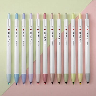 Zebra Click Cart Pens