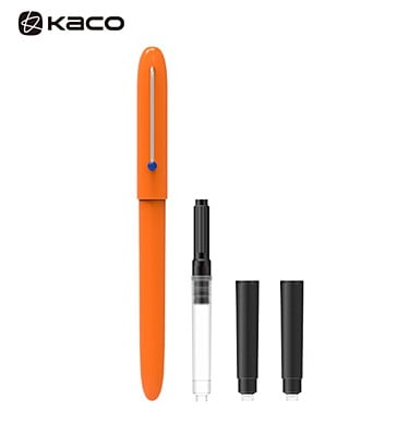 Kaco Retro Fountain Pen Orange