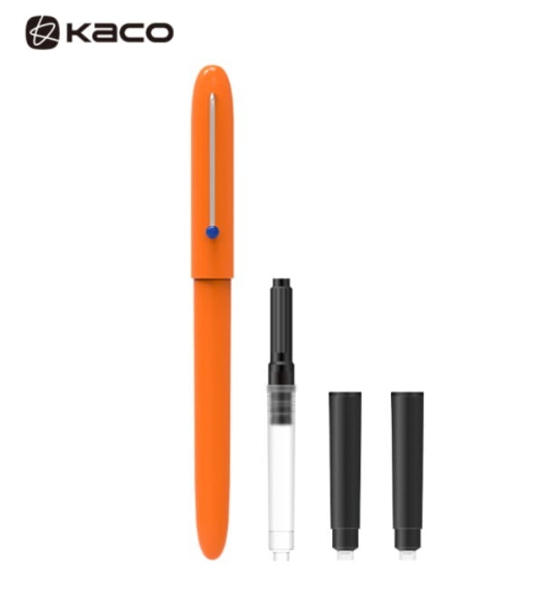 Kaco Retro Fountain Pen Orange