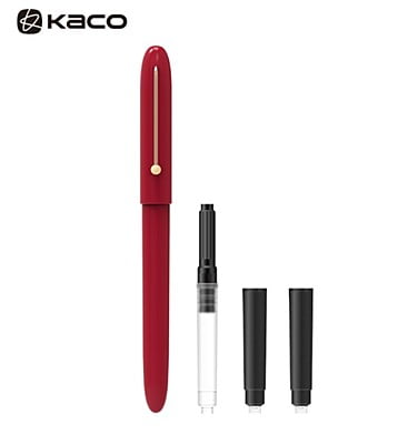 Kaco Retro Fountain Pen Red