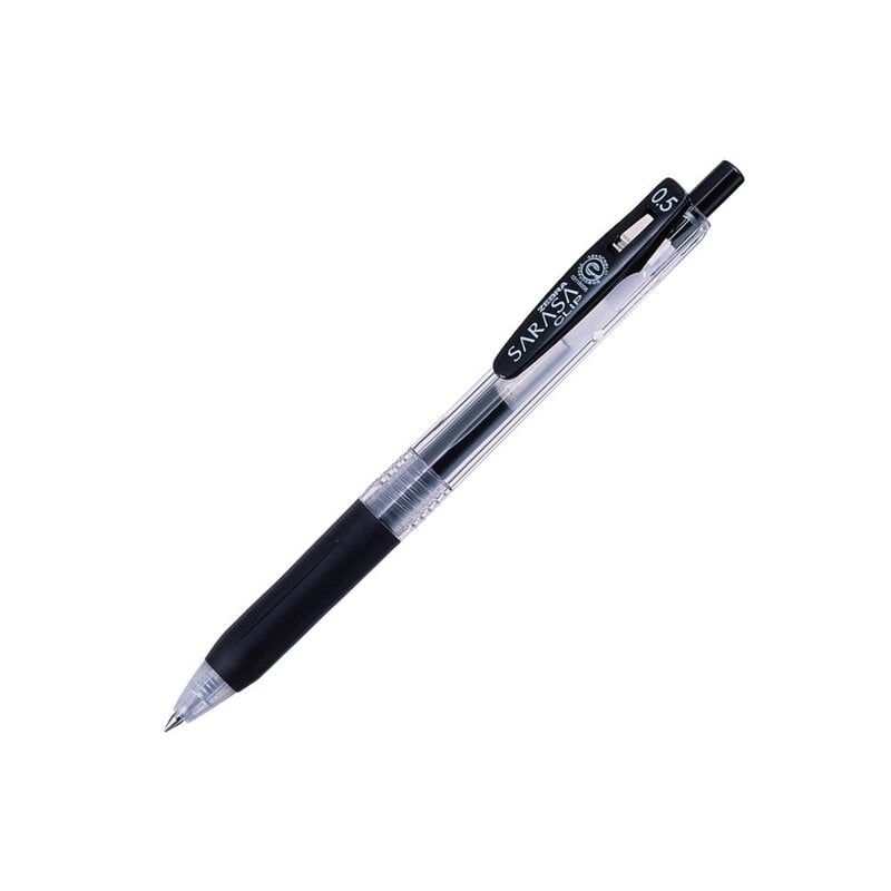 Zebra Sarasa Clip 0.5 Black Pens P-JJ15-BK5 Zebra Sarasa Clip 0.5 Black Pens P-JJ15-BK5