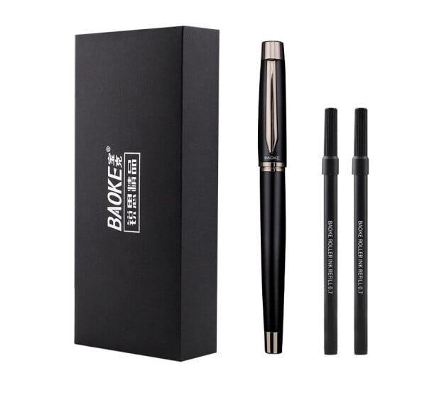 Baoke Rollerball Pen T14 Pearl Black 0.7