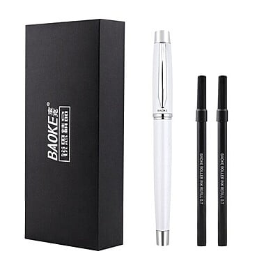 Baoke Rollerball Pen T14 Athens White 0.7