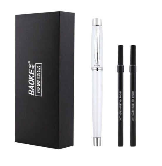 Baoke Rollerball Pen T14 Athens White 0.7